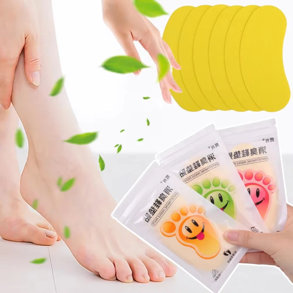 12/48Pcs Shoes Deodorant Sticker Deodorant Foot Odor Deodorants Sneaker Smell Fresh Deodorant Insole Sterilization Sticker