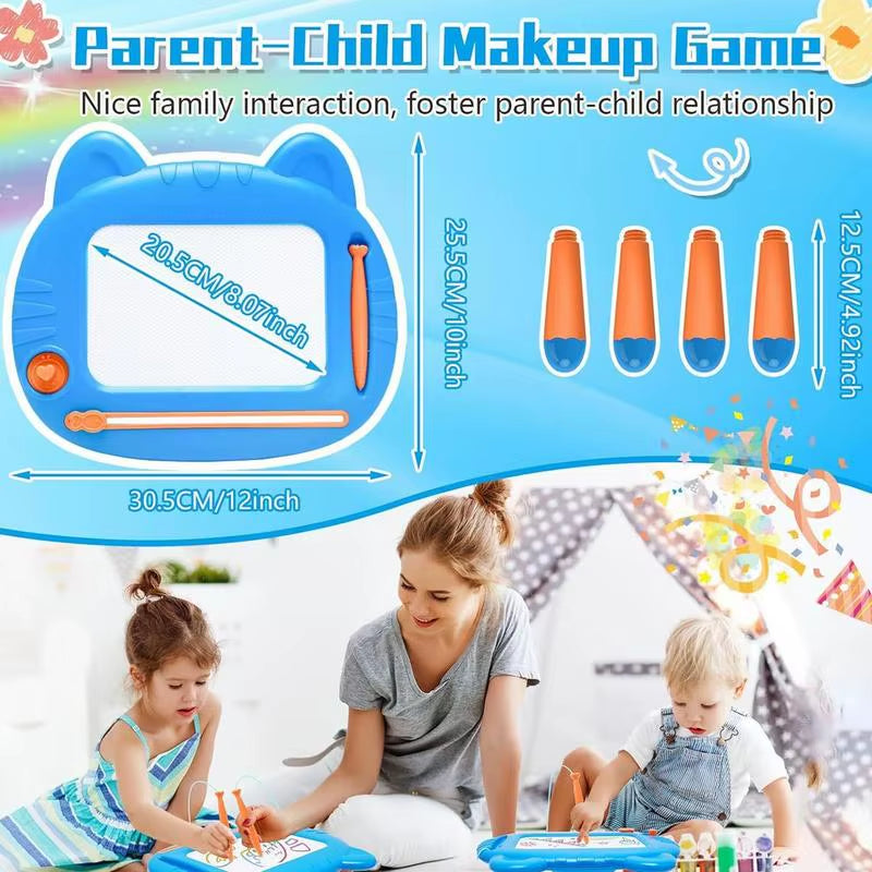 Magnetic Drawing Board Doodle Magnetic Board Sketch Pad Erasable Doodle Sketching Writing Board Pad for Kids Boys Children