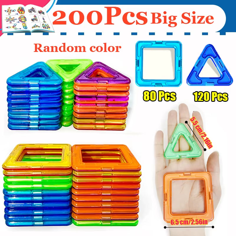 Ensemble de Blocs de Construction Magnétiques pour Enfants - Jouets Créatifs pour Anniversaires et Halloween, Idéal comme Cadeau
