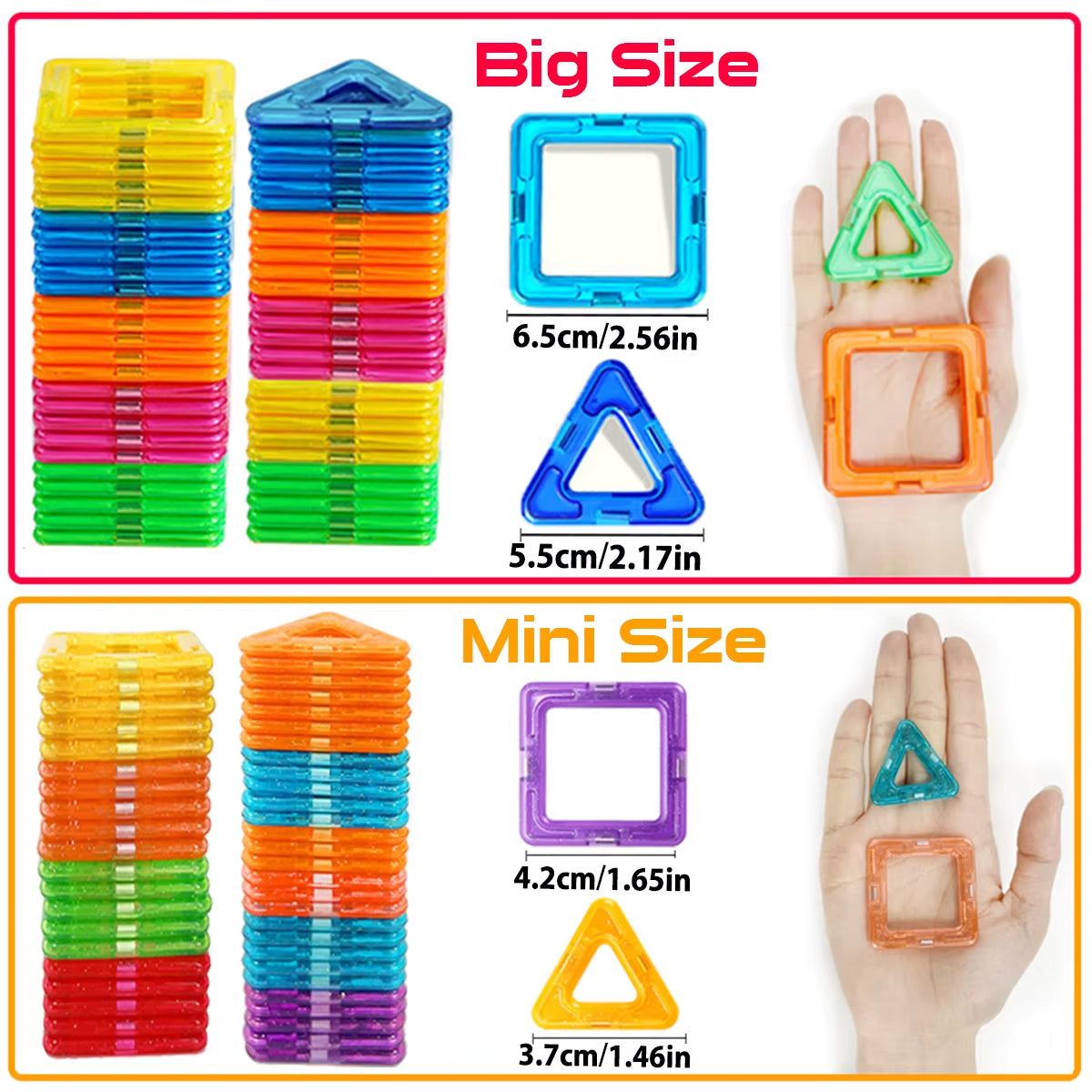 Ensemble de Blocs de Construction Magnétiques pour Enfants - Jouets Créatifs pour Anniversaires et Halloween, Idéal comme Cadeau