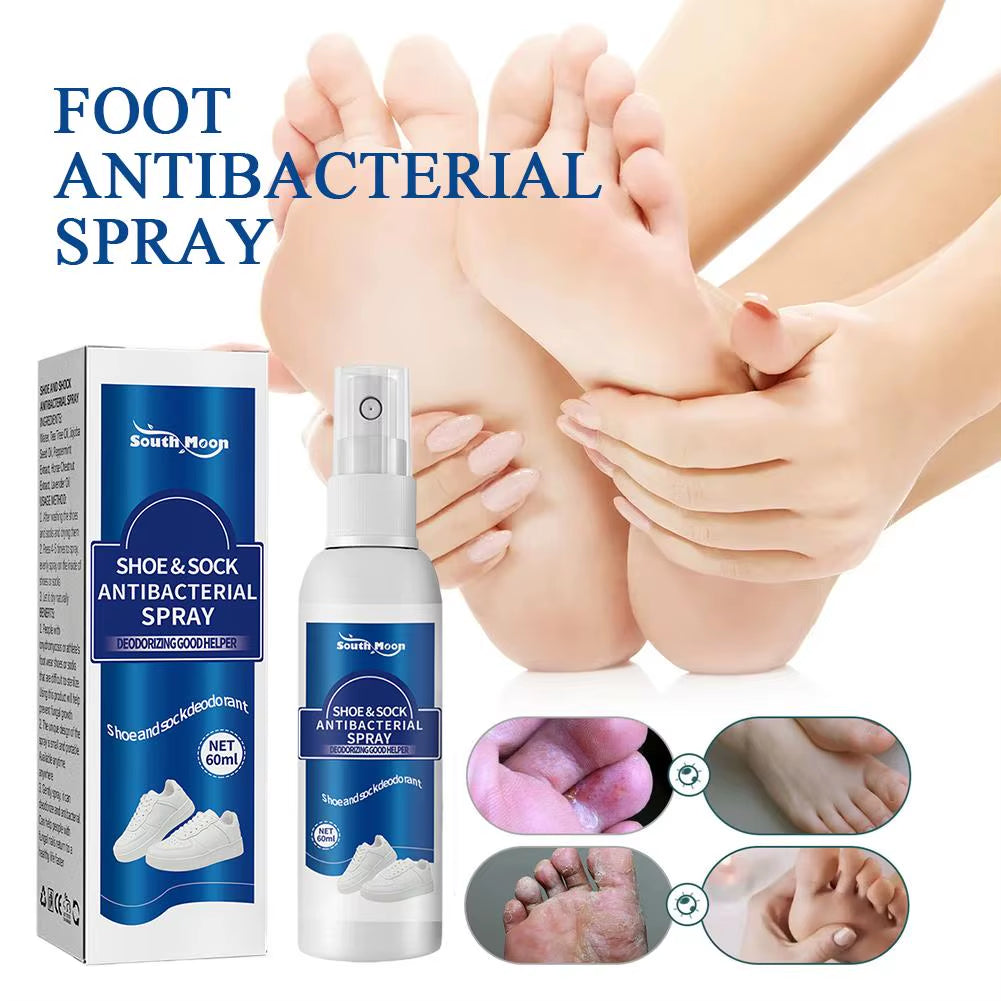 Foot Odor Deodorizer Spray Multi-Purpose Odor Removal for Shoe Refreshing Foot Spray Anti-Sweat Foot Care Odor Remover