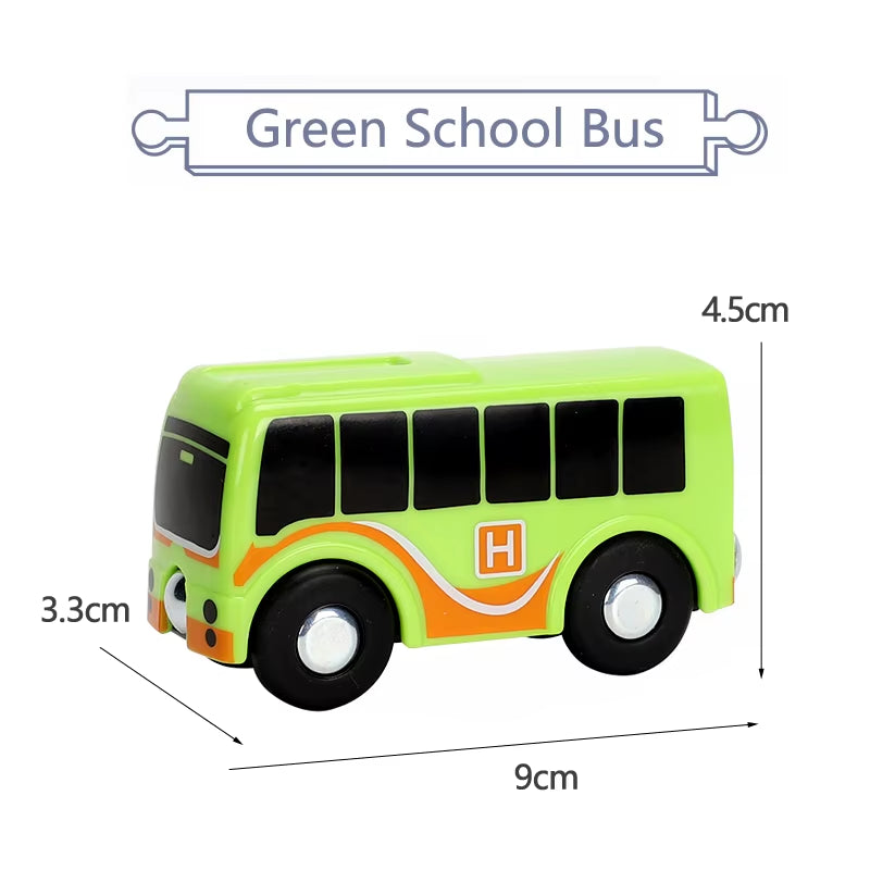Magnetic Car Toy Function Train Track Scene Car Truck Accessories Compatible with Wooden Track Children'S Educational Toys W09