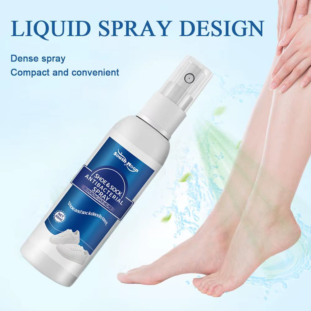 Foot Odor Deodorizer Spray Multi-Purpose Odor Removal for Shoe Refreshing Foot Spray Anti-Sweat Foot Care Odor Remover