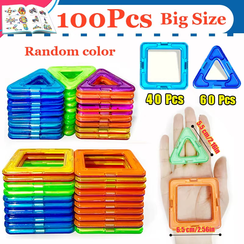 Ensemble de Blocs de Construction Magnétiques pour Enfants - Jouets Créatifs pour Anniversaires et Halloween, Idéal comme Cadeau