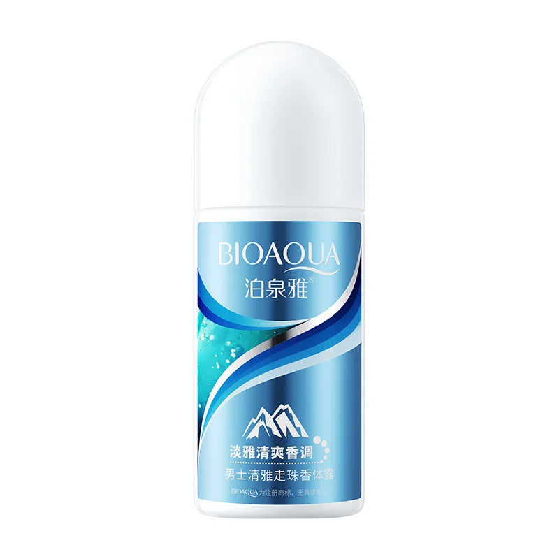 BIOAQUA Men Roll-On Antiperspirants Lotion Underarm Deodorant Long Lasting Fragrance Retention Summer Antiperspirant Perfumes