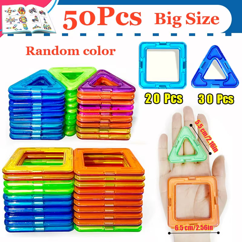 Ensemble de Blocs de Construction Magnétiques pour Enfants - Jouets Créatifs pour Anniversaires et Halloween, Idéal comme Cadeau