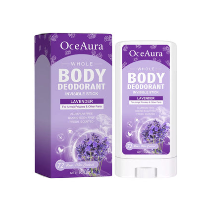 Women'S Full Body Deodorant Stick, Lavender Scent, Aluminum-Free Deodorant Stick, Long Lasting Effect, Preferred Gift for Female