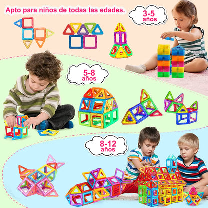 Ensemble de Blocs de Construction Magnétiques pour Enfants - Jouets Créatifs pour Anniversaires et Halloween, Idéal comme Cadeau