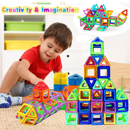 Ensemble de Blocs de Construction Magnétiques pour Enfants - Jouets Créatifs pour Anniversaires et Halloween, Idéal comme Cadeau